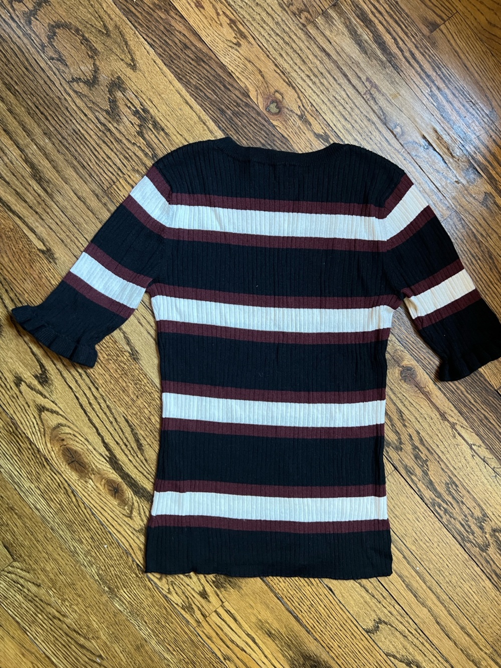 Frame Striped Rib Knit Top - Picture 2 of 2